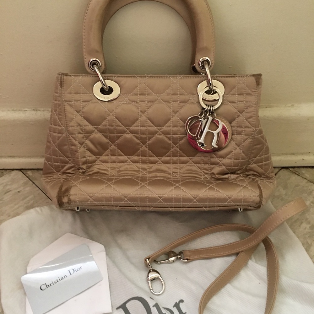 Dior silk handbags